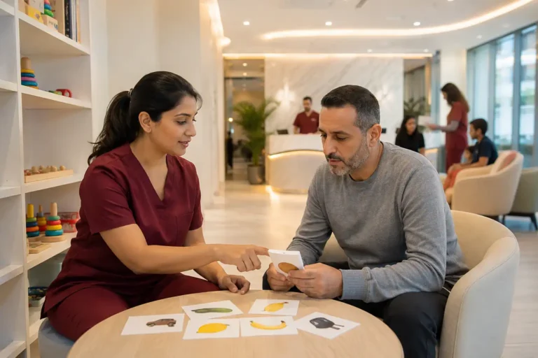 Speech therapy for adults
