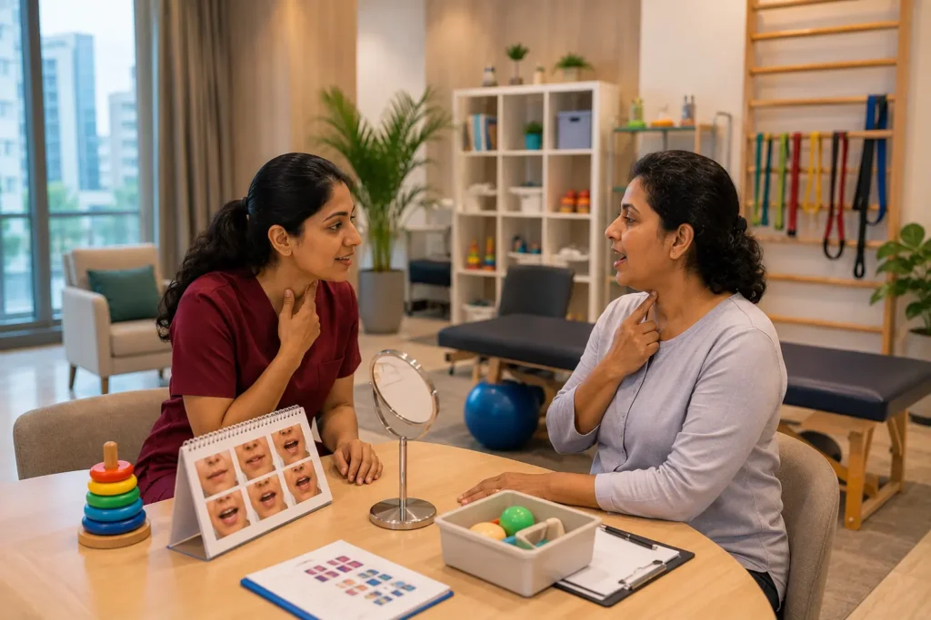 Speech therapy techniques