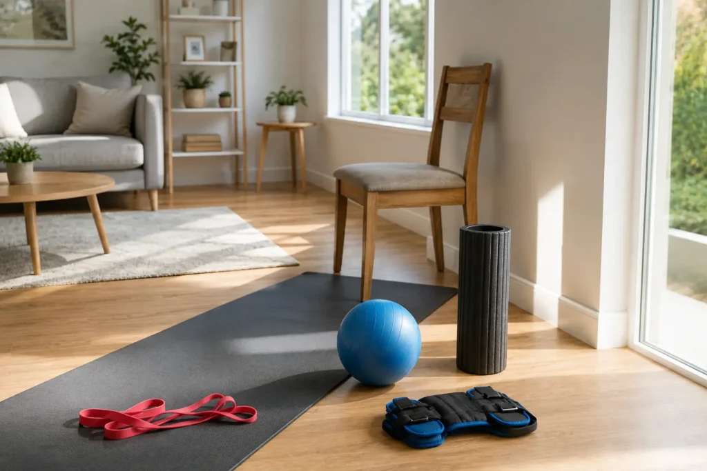 set up need for physiotherapy at home 