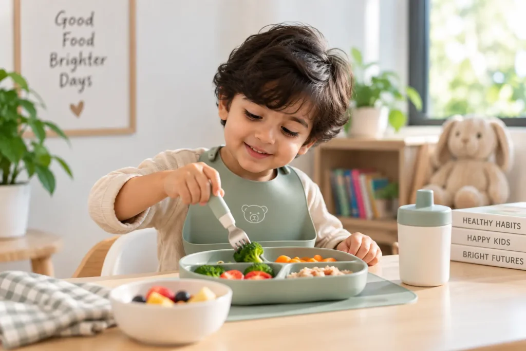 Occupational therapy feeding session for children in Dubai